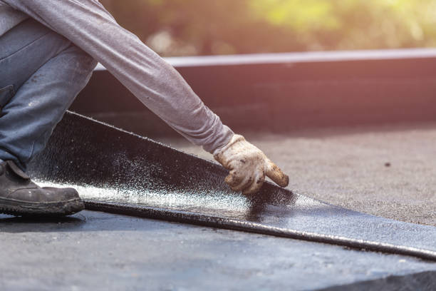 Professional Emergency Waterproofing technician working in Brookston, IN
